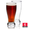 Richmond Beer Glasses, Set of 6 - CRYSTALIA GLASS